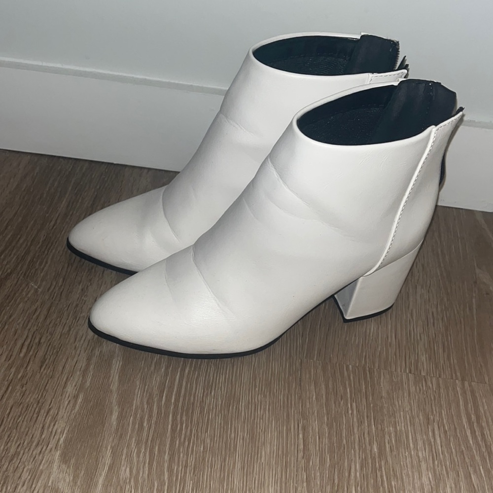 White booties